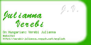 julianna verebi business card